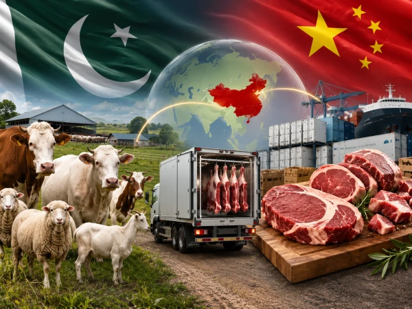 پاکستان اور چین کا لائیو اسٹاک اور گوشت کی برآمدات کے شعبے میں تعاون بڑھانے پر اتفاق